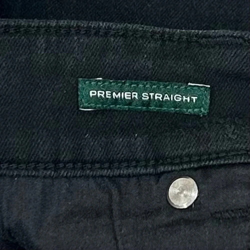 Lauren Ralph Lauren Mens Premier Straight Black Jeans Cotton Blend Size 12